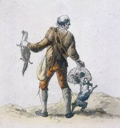 Een rattenvanger, Provinciale Karakters, 1804