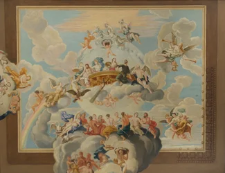 Het Plafond van de Koningstrap, Hampton Court Palace
