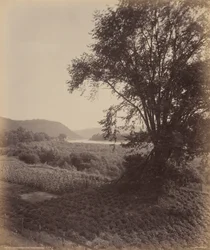 Pittoreske Susquehanna, bij Laceyville, ca 1895 (foto)