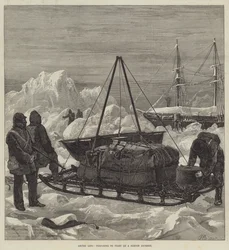 Arctisch leven, voorbereiding voor een sleetocht