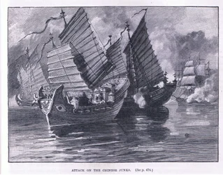 Aanval op de Chinese jonken AD 1841