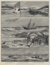 Gevolgen van de Storm in de Mersey op dinsdag 1 november