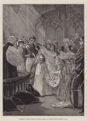 Huwelijk van Koningin Victoria en Prins Albert in St James