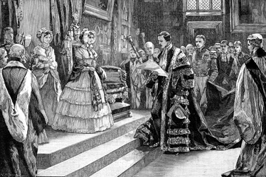 Presentatie aan de koningin, ca. 1850s, 1900