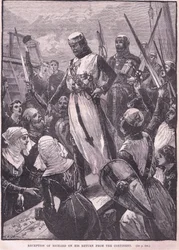 Ontvangst van Richard bij zijn terugkeer van het continent, 1194