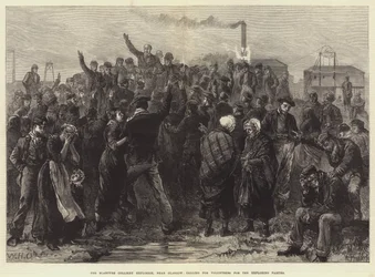 De Blantyre Colliery explosie, nabij Glasgow, oproep voor vrijwilligers voor de verkenningspartijen