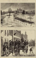 De overstromingen in Lincoln