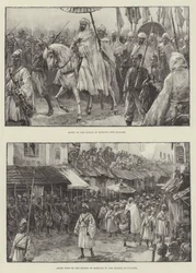 De sultan van Marokko in Tanger