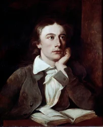 Portret van de Britse dichter John Keats