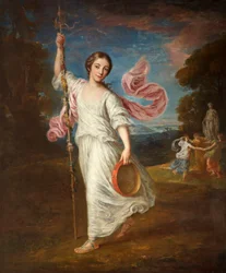 Lady Emily Kerr als een Bacchante, c.1770