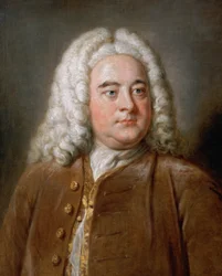Portret van George Frederick Handel (1685-1759)