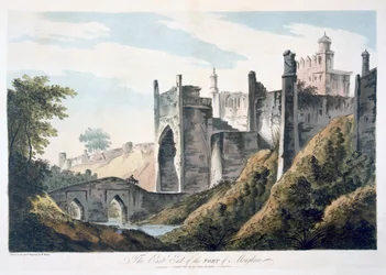 Het oostelijke uiteinde van het fort van Mongheer, 1787