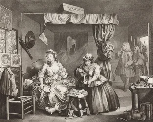 Het pad van een hoer, blad 3: De arrestatie. 1732