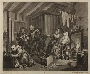 De loopbaan van een prostituee, plaat 5