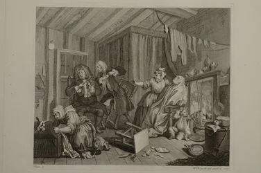De loopbaan van een prostituee: plaat 5