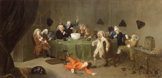 Een moderne middernachtelijke conversatie, c.1732
