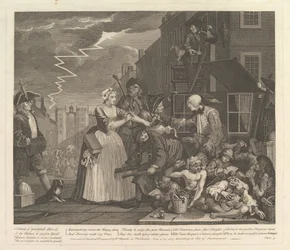 A Rakes Progress, Plaat 4, 25 juni 1735