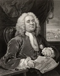 Daniel Lock, gegraveerd door Benjamin Holl uit 