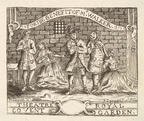 Voor het Voordeel van de Heer Walker, Theatre Royal, Covent Garden, uitgegeven 1822