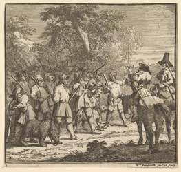 Hudibras Eerste Avontuur Zeventien Kleine Illustraties voor Samuel Butlers Hudibras