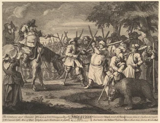 Hudibras Eerste Avontuur, twaalf grote illustraties voor Samuel Butlers Hudibras..., februari 1725-26