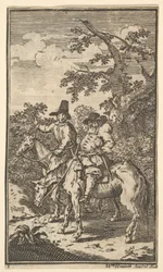 Hudibras Trekt ten Strijde Zeventien Kleine Illustraties voor Samuel Butlers Hudibras, no..., 1721-26