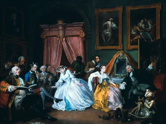 Huwelijk A-la-Mode: 4. De Toilette, 1743