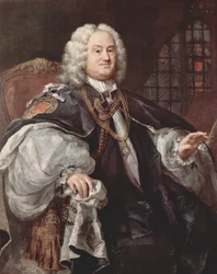 Portret van Benjamin Hoadly (1676-1761), Engels geestelijke, was achtereenvolgens bisschop van Bangor, Hereford, Salisbury en Winchester