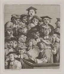 Scholieren bij een lezing, 3 maart