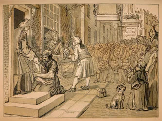 Schets voor Industrie en Luiheid - Plaat VI, 1747
