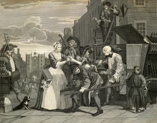 Straatscènes in Londen