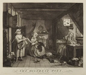 De noodlijdende dichter