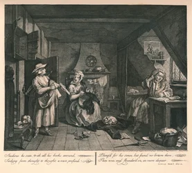 De verontruste dichter, 1740
