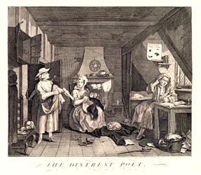 De verontruste dichter, 1741