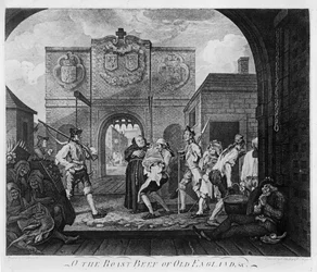 De poort van Calais, of O The Roast Beef of Old England