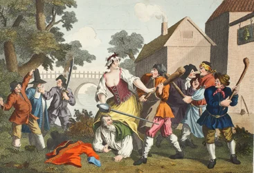 De ridder onderwerpt zich aan Trulla, uit 