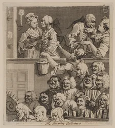 Het lachende publiek