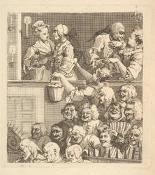 Het lachende publiek, december 1733