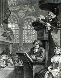 De slapende gemeente, 1736