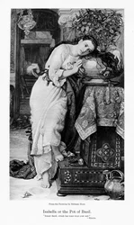 Isabella en de basilicum pot, ca. 1867