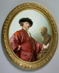 Portret van Joshua Reynolds (1723-92) 1786
