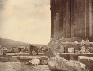 Oostelijke gevel van het Parthenon