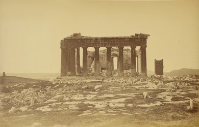 Parthenon, oosters gezicht.