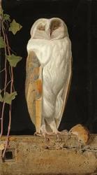 De Witte Uil: "Alleen en verwarmend zijn vijf zinnen, zit de witte uil in de klokkentoren", 1856