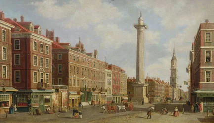 Uitzicht op het Monument, c.1770