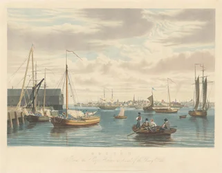 Boston: Vanaf het Scheepshuis Westkant van de Marinewerf