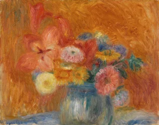 Groene Kom met Bloemen