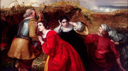 Het gevecht, scène uit de Engelse Burgeroorlog, ca. 1849-1866