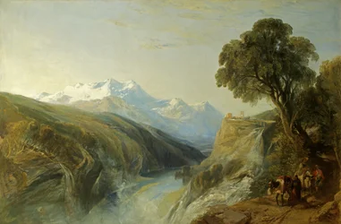 Een Alpenlandschap