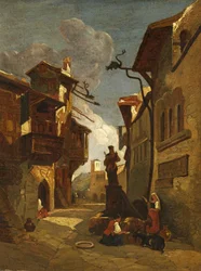 Italiaanse Straatscène